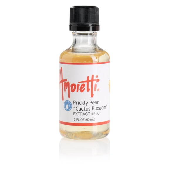 Amoretti - Prickly Pear Cactus Blossom Extract Water Soluble 2 oz - Highly Concentrated & Perfect For Pastry, Savory, Brewing, and more, Preservative Free, Vegan, Kosher Pareve, Keto Friendly