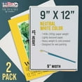 thumbnail image 2 of U.S. Art Supply 9" x 12" Premium Heavyweight Watercolor Painting Paper Pad, Pack of 2, 12 Sheets Each, 140 Pound (300gsm) - Cold Pressed, Acid-Free, Wet, Dry & Mixed Media - Artists, Students, Adults, 2 of 6