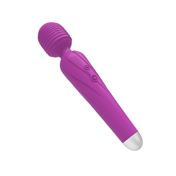 Rulwuck portable wand massager, a personal massager for women's entire body, suitable for bodybuilders, sports recovery, muscle soreness, and upper back pain,Purple,19*3.85,Purple
