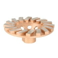 thumbnail image 3 of 4 inch 16 Segments Diamond Cup Grinding Wheels 5/8"-11 Arbor for Concrete and Masonry Angle Grinder, 3 of 7