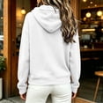 thumbnail image 7 of NominalSnug Women Casual Hoodie Lightfleece Lined Long Sleeves Fashion Pullover Loose Fit Tunic Winter Tops Comfy Shirts, 7 of 7