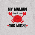 thumbnail image 4 of Inktastic Mamaw Loves Me Grandson Boys or Girls Baby T-Shirt, 4 of 5