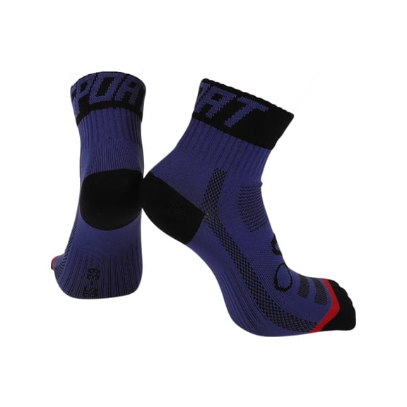 Cycling Socks Sweat-Absorbent,Anti-Friction m Outdoor Bike Socks Navy,Black Unsex 1 Pair Letter,Colorblocked