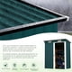 thumbnail image 5 of 5 x 3 FT Cobertizo de Almacenamiento Exterior con Puerta Simple,Ventanillas de Ventilación Blancas y Cerradura para Almacenamiento en Patio Jardín Trasero, 5 of 8