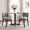 Grey, variant on Dining Chairs Set of 2,Linen Upholstered Fabric Kitchen Chairs,Mid-Century Modern Armless Wooden Chairs,Green