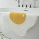 thumbnail image 2 of Alfombrilla de baño de yema de huevo suave y bonita, alfombrilla decorativa de baño absorbente de felpa con dibujos animados para niños Xemadio HMHZ1720, 2 of 6