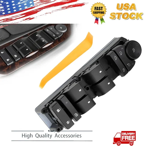 Aniceparthy Driver Side Master Power Window Switch 20835555 for Chevy Silverado GMC Cadillac