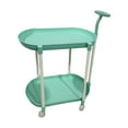 thumbnail image 5 of CarpNettore Service Cart Couch Side Table Decoration Minimalist Ergonomic Handle Storage Rack Heavy Duty for Office Warehouse Living Room Green, 5 of 8