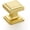 Brushed Brass, variant on Matte Black Square Kitchen Cabinet Knobs and Zinc Solid Drawer Pulls, Modern Farmhouse Handles for Cupboard, Dresser, Closet and Bathroom Hardware