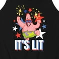 thumbnail image 3 of SpongeBob SquarePants - Lit Fireworks Patrick - Men's Jersey Tank Top, 3 of 6