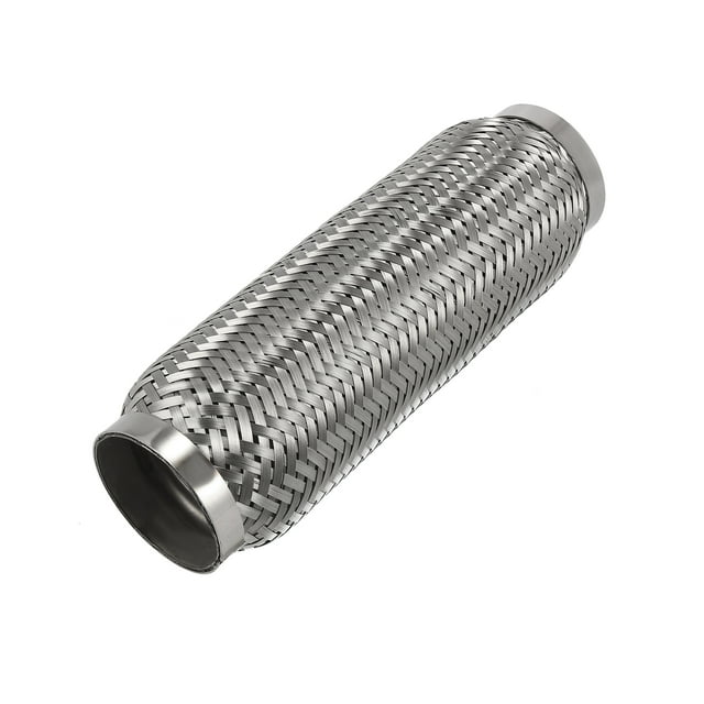 Tubería Flexible de Escape Unique Bargains Acero Inoxidable 2.36'x9'x10'