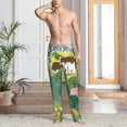 thumbnail image 6 of Lsque Garden Farm Print Men's Pajama Pants, Lounge Pant - Comfortable Home Wear,Elastic Waistband, Stylish Design-XX-Large, 6 of 9