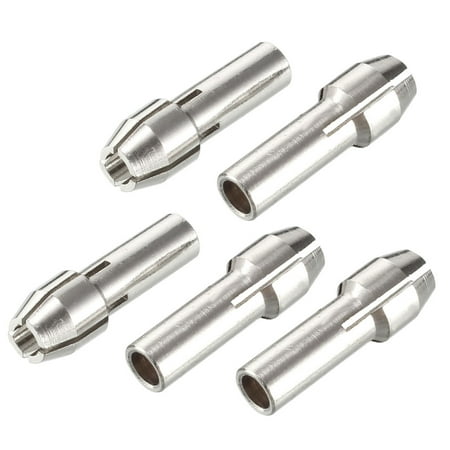 

3mm Clamping Dia for Rotary Tool Chuck Collet Silver Tone 5 Pcs