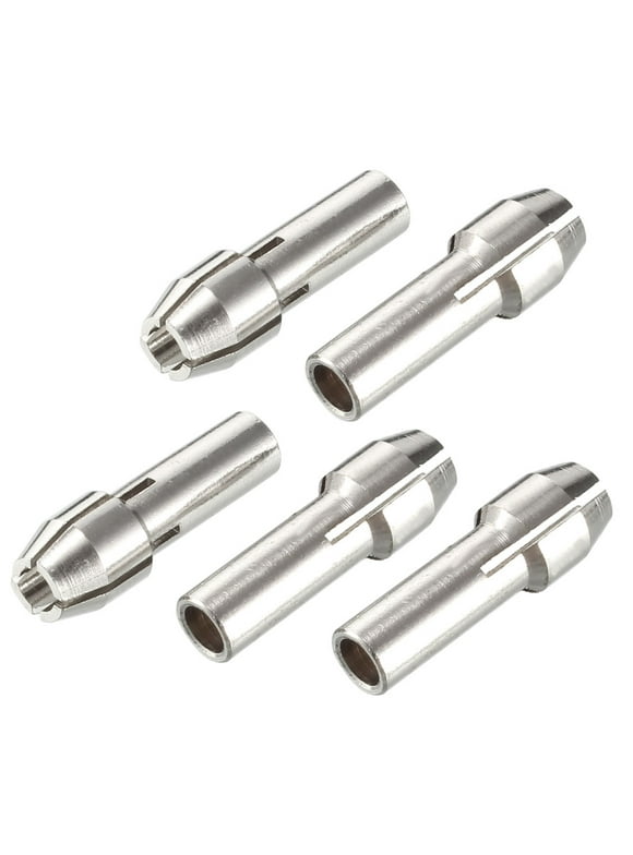 Unique Bargains 3mm Clamping Dia for Dremel Rotary Tool Chuck Collet Silver Tone 5 Pcs