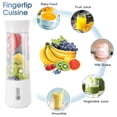 thumbnail image 4 of Smoothie Blender, One Click Operating Portable Blender 6 Blades 500ml USB Rechargeable  for Travel Outdoor, 4 of 7