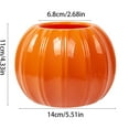 thumbnail image 4 of Sunshinehomely Plastic Pumpkin Flower Pot, Pumpkin Shaped Planter Pot, Creative Pumpkin Shape Vase Decorative Flower Pot for Home Room Office Party Wedding Decor, 4 of 4