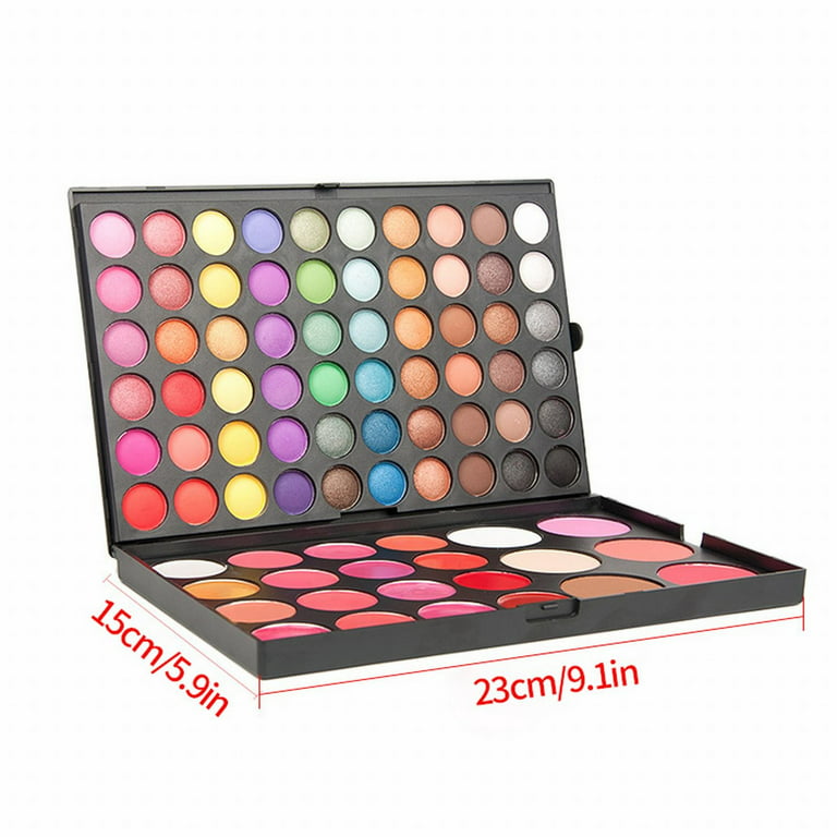 Bsdhbs Eye Makeup Box 82 Color Shadow Lipstick Cosmetic Powder Blusher Studio Beauty And School For Beginners A