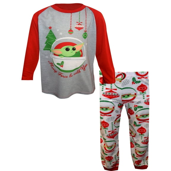 Centric Brands Girls Star Wars Mandalorian Merry Force Be With You Girls Pajama (12)