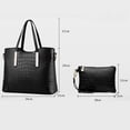 thumbnail image 2 of Women's Large Handbag Set, Shoulder Bag, Shopper, Travel Shoulder Bag, 2-Piece Set, 2 of 6