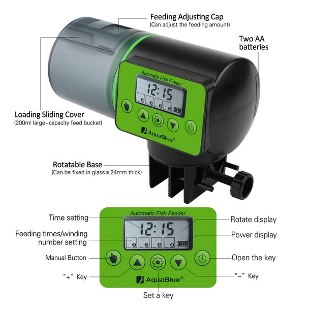 Fish food timer feeder sales
