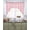 Pink, variant on Blue Plaid Swag Curtains for Living Room/Bedroom Windows, Modern Simple Watercolor Buffalo Lattice Kitchen Curtains and Valances Set 36 Inch Length, Light Filtering Swags Valance Curtain Panels