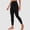 Black, variant on Soft Leggings for Women No Pockets Running Beach Outdoors Sports Tummy Control High Waist Workout Gym Yoga Pants