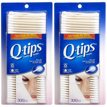 Q-Tips Antimicrobial 300 Set (2 Sets of 300)