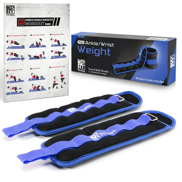 XPRT Fitness Ankle Weights for Women and Men, for Exercise, Walking