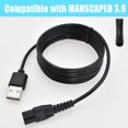 thumbnail image 4 of Cable de carga BOEEA para Manscaped 3.0/2.0 1,5 m negro, 4 of 7