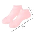 thumbnail image 5 of 1 Pair Protective Foot Covers Silicone Waterproof Crack Resistant Softened Calluses Keratinized Foot Sleeves Beach Socks Anti-Dry Cracking Foot Film Protectors, 5 of 7
