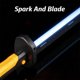 thumbnail image 4 of Espada 2 Piezas Espada Iluminada Con Sonido Dinámico Luz Colorida Plástico Intermitente LED Sable Juguete Para Fiesta Cosplay 16.93 Pulgadas, 4 of 7