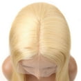 thumbnail image 6 of Blonde Human Hair Lace Front Wigs Glueless 150% Density 18''Straight #613 Blonde 5X5 Lace Closure Wig, 6 of 7