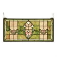 thumbnail image 1 of 24""W X 11""H Tulips Transom Stained Glass Window, 1 of 1