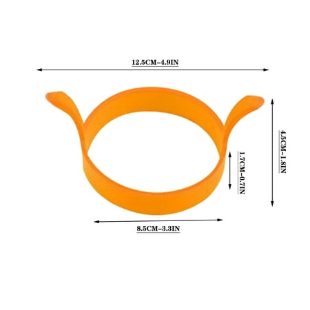 

Cake Mould Silicone Cake Pop Mold Silicone Cake Mold Silicone Round Eg g Rings Mold Nonstick Frying Omelet Mould Orange