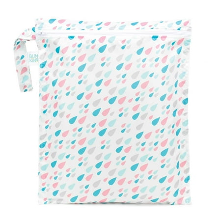 Bumkins Zippered Wet Bag, Raindrop