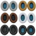 thumbnail image 2 of Replacement Earpads Cushions for Bose QuietComfort 35 (QC35) & Quiet Comfort 35 II (QC35 ii) Headphones, Ear Pads with Softer Leather, Noise Isolation Foam, Added Thickness (Black), 2 of 10