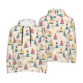 thumbnail image 6 of Bingfone Reto Marine Nautical Men's Drawstring Hoodie Long Sleeve Pocket Sweatshirts-XX-Large, 6 of 6