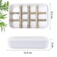 thumbnail image 2 of Bamboo Soap Dishes For Bathroom, Wooden Soap Holder Soap Box With Lid For Home Kitchen Shower, 2 of 5