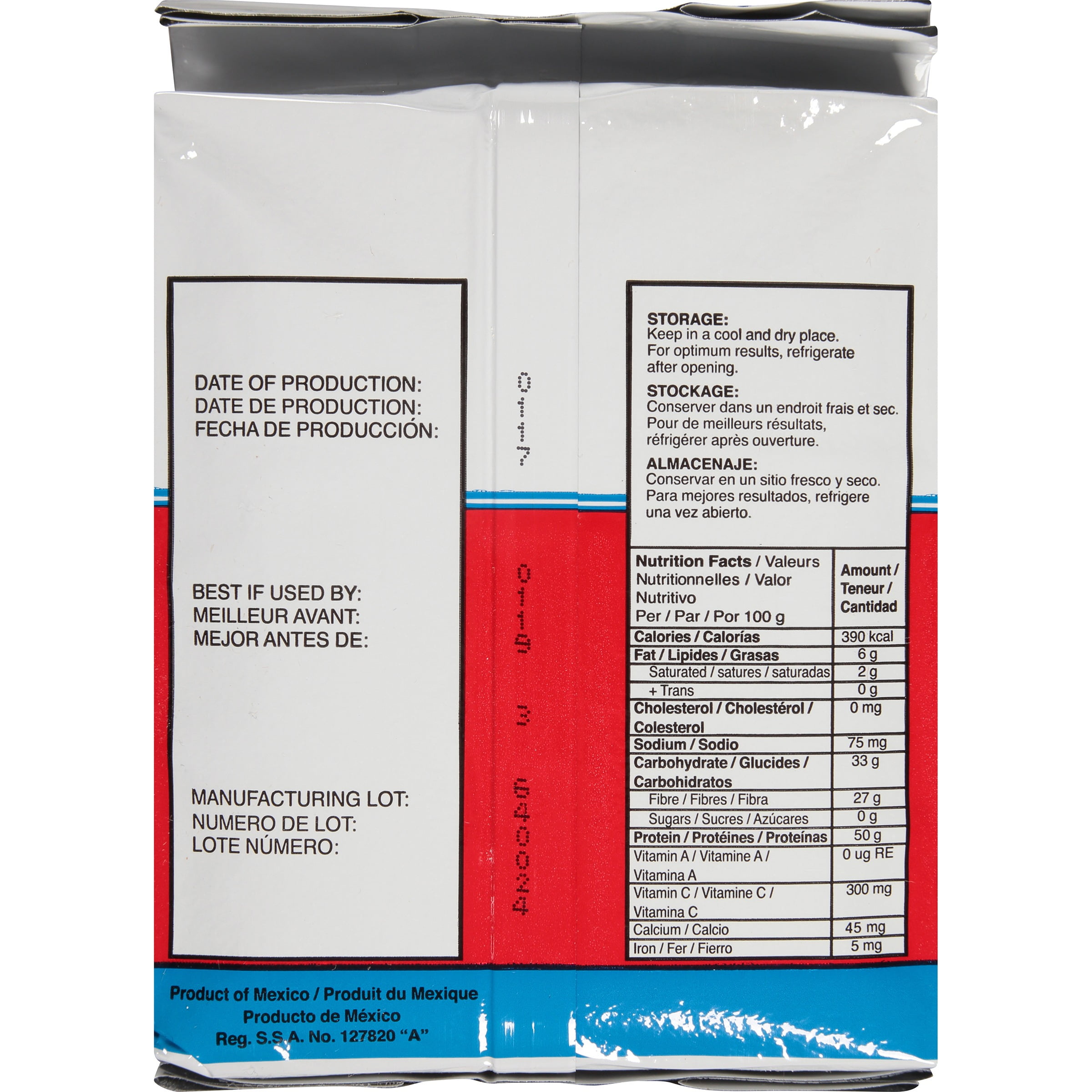 SAF Instant Yeast - Red 16oz Vacuum Pk Bag