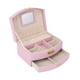 thumbnail image 4 of Joyero portátil, organizador de joyas, caja de almacenamiento de joyas con espejo, estuche para relojes para amigos, esposa o regalo para madre, 4 of 9
