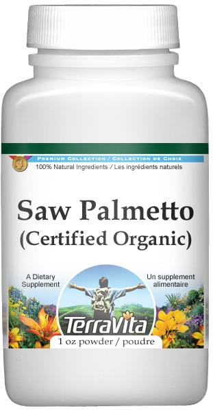 Saw Palmetto (Certified Organic) Powder (1 oz, Zin: 518714) - Walmart ...