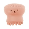 thumbnail image 1 of Cepillo de limpieza facial de silicona en forma de pulpo 1 Pc 2.01"x2.09" Naranja, 1 of 1
