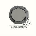 thumbnail image 1 of Rain Barrels Screen Water Bucket Covers,Rainwater Collector Tank Net Cover,Rain Water Collection Bucket Netting with Drawstring,GRAY, 1 of 7