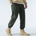 thumbnail image 5 of Styesk Men's Pants Man Solid Color Parsnip Soft Binding Leg Pants Cargo Pants, 5 of 5