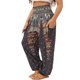 thumbnail image 3 of Pantalones de cintura alta fruncidos, pantalones holgados para mujer Pantalones de cintura alta fruncidos para mujer Pantalones de cintura elástica fruncidos para mujer Muy recomendados, 3 of 3
