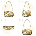 thumbnail image 7 of FORMRS Womens Shoulder Bag with Chain Strap Clutch Purse Cute Tote Handbag, Oranges Watercolor, 7 of 7