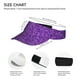 thumbnail image 3 of Balery Glitter Purple Gorra deportiva con visera ajustable para mujer y hombre (talla única), 3 of 7
