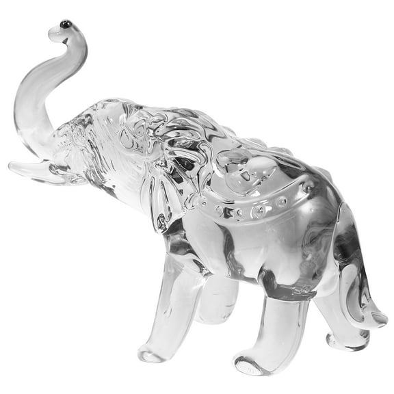 Crystal Ornaments Crafts Home Decor for Bedroom Elephant Figurines Desktop Statues Mini
