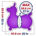 thumbnail image 2 of Gymnic Rody Horse Baby Toddler Kid Ride On Latex Free Vinyl Bouncing Toy, Purple, 2 of 3