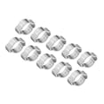 thumbnail image 1 of Abrazadera de Manguera de dos Orejas Galvanizada de Hierro Chapado en Zinc de 10 Uds., 523 mm para tubo de gasolina fule, Abrazadera de Manguera de 2 Orejas, 1 of 7